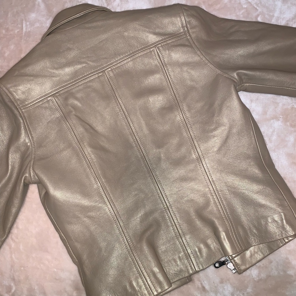 Swan Leather Jacket - Picture 2 of 3